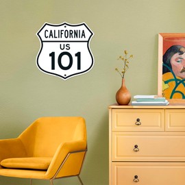 Sigo Signs, US 101 California Novelty Shield Sign, 12x12 Inches, ACM, Fade Resistant, Made in USA