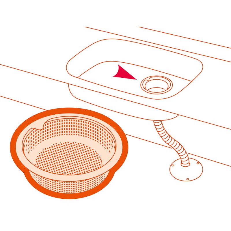 SANEI (サンエイ) Kitchen Sink Drain Strainer Basket, Heat Resistant up