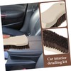 Alipis Car Interior Cleaning Brush Set 2pcs Soft Bristle Car