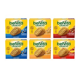 Undisclosed belVita Breakfast Biscuits Variety Pack, 4 Flavors, 6 Boxes of 5 Packs (30 Total