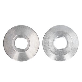 2PCS Cemented Carbide Bearing Block Set, Miter Saw Blade Clamp Washer Cutting Machine Pressure Plate for 10in Aluminum Mitre Saw Includes Miter Saw Arbor Bushings and Blade Clamp Washer