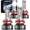 VAEYE H11 High Beam & H11 Low Beam LED Headlight