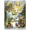 Richard Sellmer Verlag Nostalgischer Adventskalender/Weihnachtskalender mit Bildern und Glimmer Seht