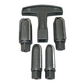 Decatur Pipe Reamer Set, 4 Bit Sizes with T-Handle