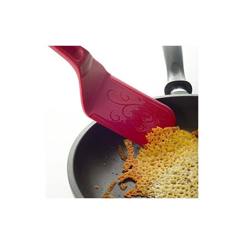Norpro Heat-Resistant Rigid Nylon Spatula - Pot & Pan Scraper