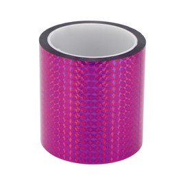 RATCHROLL 1 Roll Universal Air-Release Adhesive Pinstripe Tape Holographic Automotive Pinstriping Tape Purple 164.04ft x 3.94"