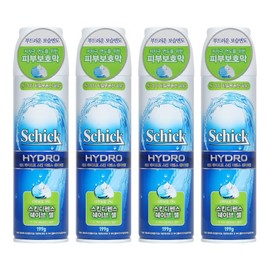 Chic Hydro Skin Defense Shave Gel, 199g, 4 pieces / 쉬크 하이드로 스킨 디펜스 쉐이브 젤, 199g, 4개