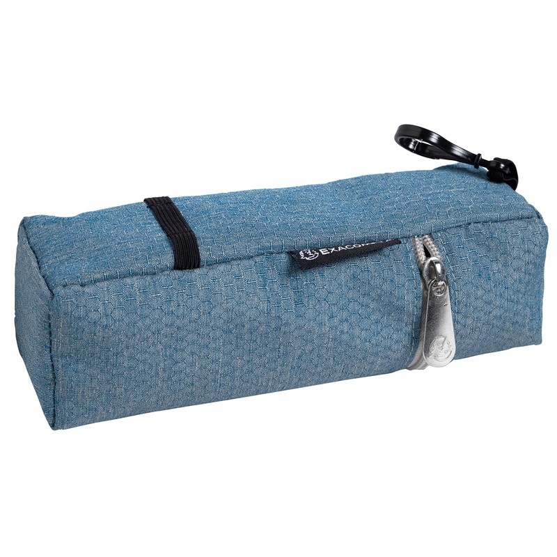 Exacompta 52790E Bee Blue Polyester Honeycomb Pencil Case Convertible into