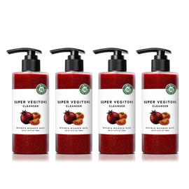 Jo Sung-ah Super Vegitox Cleanser 300ml Red 4ea _B / 조성아 슈퍼 베지톡스 클렌저 300ml 레드 4개 B
