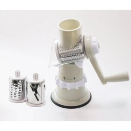 Generic Vegetable Chopper, Custom 4in1 Multifunctional Adjustable Thickness Vegetable Spiral Slicer Kitchen Tool Cooking Accessories Veget Spiralizer (Gray), Small, 23-Z0708