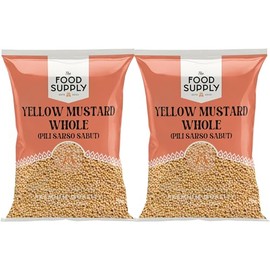 Yellow Mustard Whole 2x100g - Finest Premium Quality | 100% All Natural | No additives or preservatives
