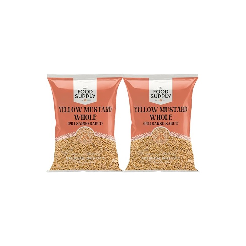Yellow Mustard Whole 2x100g - Finest Premium Quality | 100%