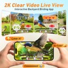 Smart Bird Feeder with Camera Solar Powered, Birdfeeder Cam for