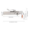 Drawer Front Installation Clamp, Adjustable Drawer Fixing Clamp, Stainless Steel
