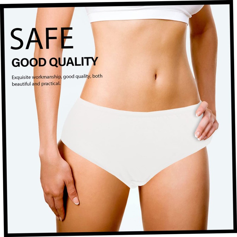 Kisangel 5pcs Women's Cotton Maternity Briefs Pack Seamless Disposable Briefs