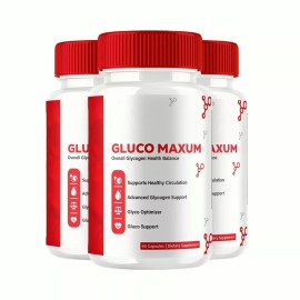Gluco Maxum 3-Pack Gluco Maxum Capsules - Gluco Maxim Glycogen Support Pills - 180 Capsules
