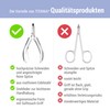 TITANIA Cuticle Nippers with Soft Touch Handle Professional Cuticle Nipper