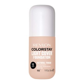 Revlon ColorStay Light Cover Liquid Foundation, Hydrating Longwear Weightless Makeup with SPF 35, Light-Medium Coverage for Blemish, Dark Spots & Uneven Skin Texture, 110 Ivory, 1 fl. oz.