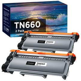 Toner Cartridge Compatible with Brother TN660 TN630 High Yield with HL-L2300D HL-L2380DW HL-L2320D DCP-L2540DW HL-L2340DW HL-L2360DW MFC-L2720DW Printer