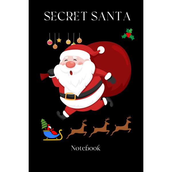 Santa Secret Christmas Notebook: Christmas stocking filler