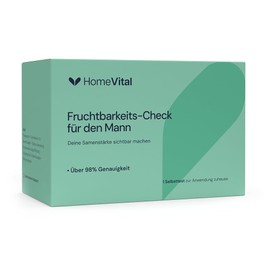 HomeVital Fertility Test for Men for Home - Test for Children - Test to Check Quality & Pregnancy - Fertility Test - Medical Tests