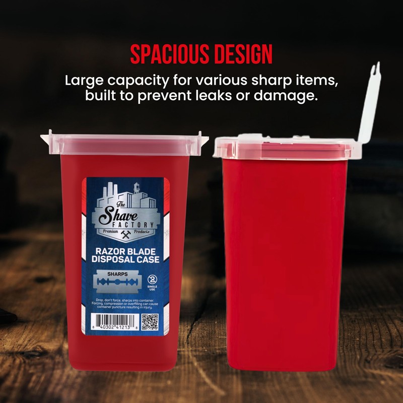 The Shave Factory Blade Disposal Case - Removing Used Razor