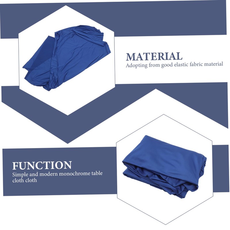 BIUDECO Elastic Tablecloth for 6ft Folding Tables Stretchy Rectangle Party