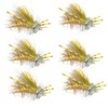 The Fly Fishing Place Yellow Crystal Stimulator Rubber Legs Trout