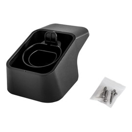 DELTACO Wall Mount Type 2 EV Charging Cable Connector Vehicle Side, Holder/Dock for Charging Cable One Wallbox, Type 2 Cable Holder, Cable Wall Holder, High-Quality Plastic, Mounting Accessories,