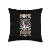 Home is with my German Shorthaired Pointer Throw Pillow