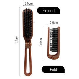 2 Pieces Mini Folding Comb, Massage Comb, Portable Comb, Hair Styling Tools, Hair Care Accessories.