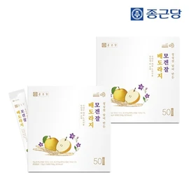 Chong Kun Dang Mogenjal Pear Bellflower Extract Stick 15g x 50 packs 2 boxes / Domestic Pear Bellflower Honey Quince Ginger / 종근당 모겐잘 배도라지 진액스틱 15g x 50포 2박스 / 국내산 배도라지 꿀 모과 생강