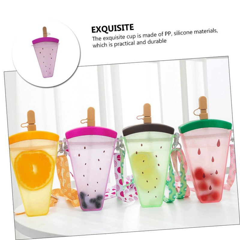 Healeved Large Capacity Straw Cup Portable Drinking Cup with Straw