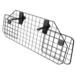 Car Dog Universal Pet Barrier - Zone Tech Premium Quality Black Heavy Duty Coated Wire Adjustable Mounted Headrest Barrier for Pet/Dog Safety Automotive