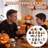 24Pcs Halloween Mini Figurines-Spooky Cute Ghost Pumpkin Skeleton Witch Bat