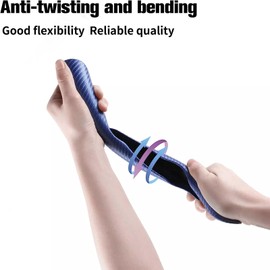 Carbon Fiber Black Universal Segmented Steering Wheel Cover, Anti Slip Butterfly Shaped Steering Wheel Cover，General Motors 99% ，Durable and Easy to Install（Blue 2PCS）