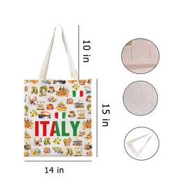 Zuo Bao Italy Travel Gift Italy Tote Bag Italy State Gift Italy Souvenirs Shopping Bag (ITALY)