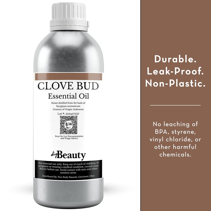 DIYBeauty Bulk Clove Essential Oil - 16 Fl Oz -
