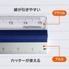 Mochimono Non-Slip Ruler, Pitat Ruler, 5.9 inches (15 cm), Navy