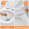 4 En 1 Cepillo para Baño, Cepillo para Taza de