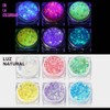 Gel de glitter fluorescente para rostro y cuerpo 6 colores