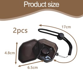 Syylqyr 2 PCS Water Flavouring Pods, Scented Flavour Rings for Bottles, Reusable Water Bottle with Flavour Pods, Leak-Proof Storage Box, for Home Travel