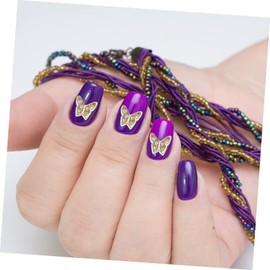 TOVINANNA 20Pcs Butterfly Rhinestones Nail Charms DIY Nail Decorations for Women Lightweight Durable Sparkling for Parties and Special Occasions