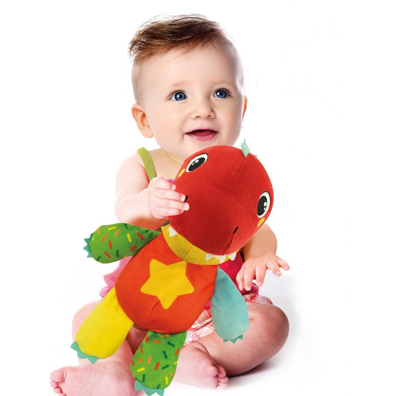 Clementoni 17773 Milo Il Mio Dinosaur - Plush Toy Multisensory