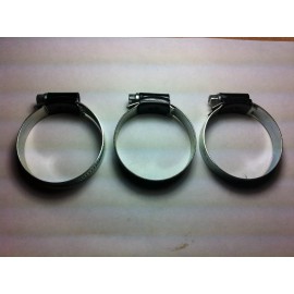 ADS  3 Pack Hose Clamps, Min 38mm Max 50mm Coated