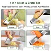 4 in 1 Multipurpose Vegetable Slicer Set Cheese Grater Vegetables