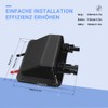 Witproton Roof Feed-Through Solar Double Cable Enclosure with 10 cm