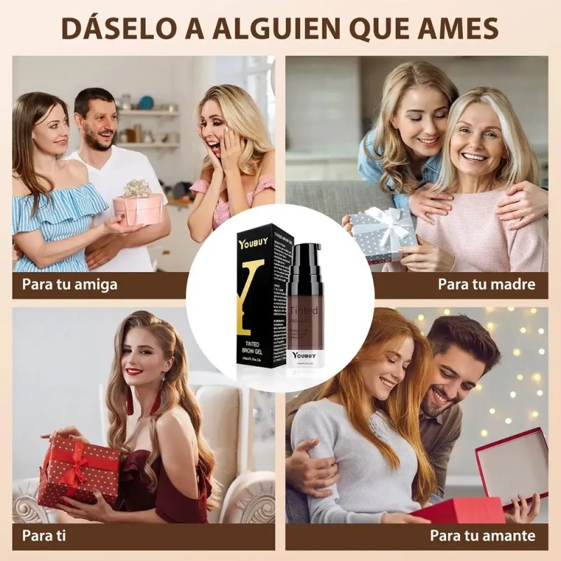 2pzs Tinte De Cejas Waterproof Larga Duración Kit 24h