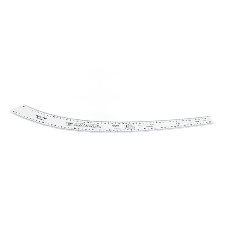 7Pcs Sewing Ruler Tailor Set Clear High Accuracy Scale Fashion
