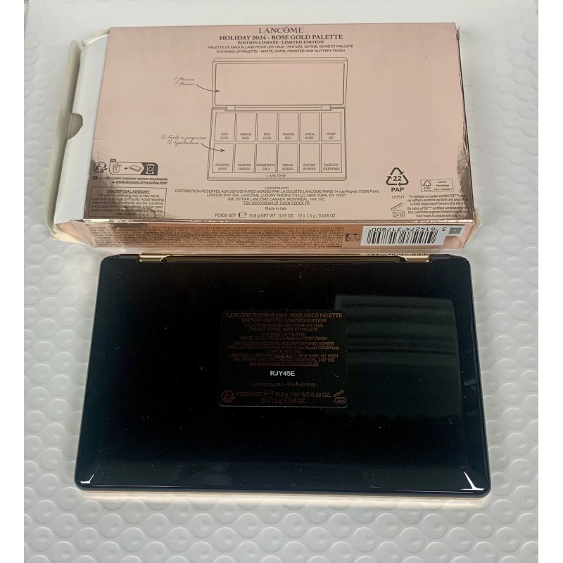 Eyeshadow Lancome holiday 2024-rose gold Palette~ 12Eye shadow Limited Edition